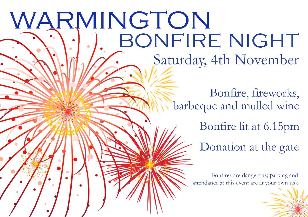 Warmington Bonfire night 2017